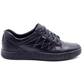 Polbut Pantofi casual bărbați J66 negru cu argintiu multicolor Polbut Pantofi casual bărbați J66 negru cu argintiu multicolor