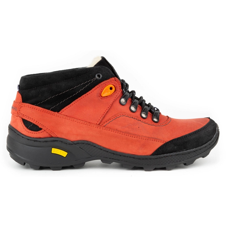 Olivier 139GT pantofi de iarnă pentru bărbați roșii roșu