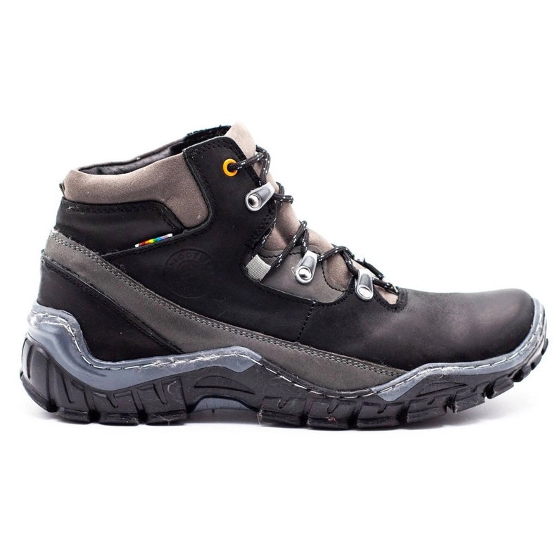 Olivier Cizme de iarnă pentru bărbați 134GT negre negru