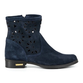 Olivier Cizme confortabile Alice bleumarin deschis albastru