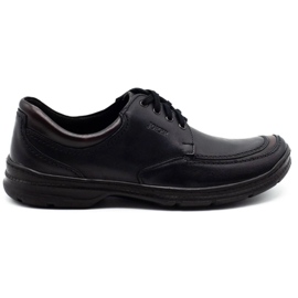 Joker Pantofi negri din piele pentru bărbați 936 negru Joker Pantofi negri din piele pentru bărbați 936 negru