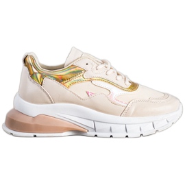 Sweet Shoes Adidași eleganți bej