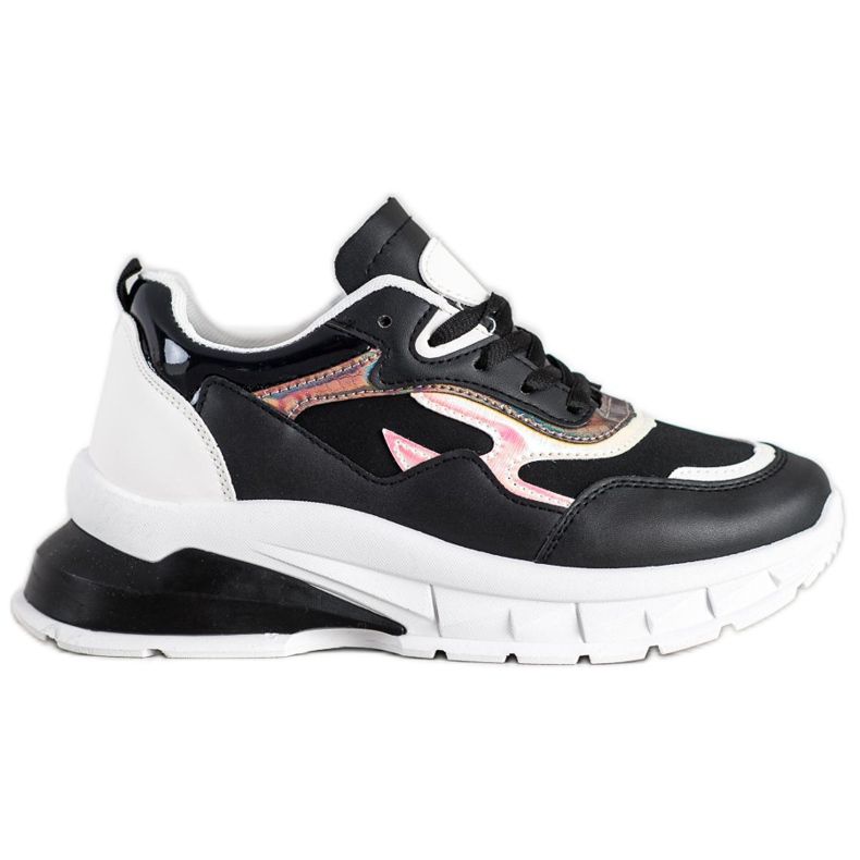 Sweet Shoes Adidași negri cu stil negru