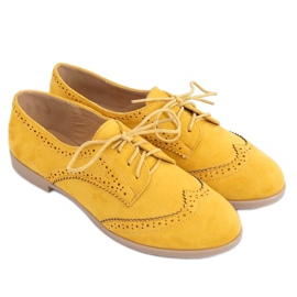Mocasini cu cordon H110 Mostaza galben Mocasini cu cordon H110 Mostaza galben