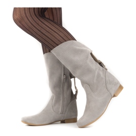 Olivier Cizme deschise Elena gri