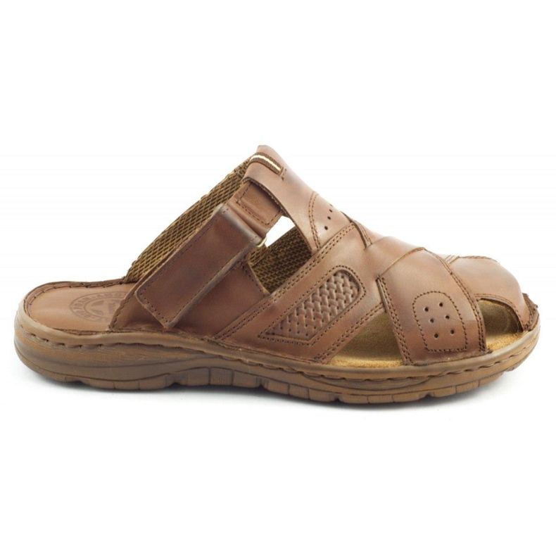 ŁUKPOL Papuci bărbați 868 maro