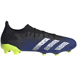 Ghete de fotbal adidas Predator Freak.3 L Fg bleumarin-negru-verde FY0615