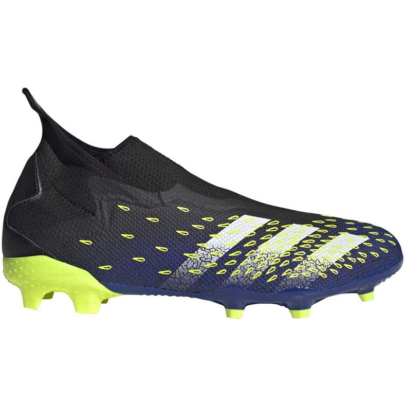 Ghete de fotbal adidas Predator Freak.3 Ll Fg negru-bleumarin-verde FY0617