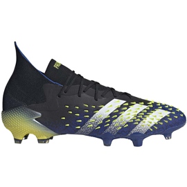 Ghete de fotbal adidas Predator Freak.1 Fg negru-bleumarin-verde FY0743