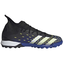 Ghete de fotbal adidas Predator Freak.3 Tf negru și albastru FY0623