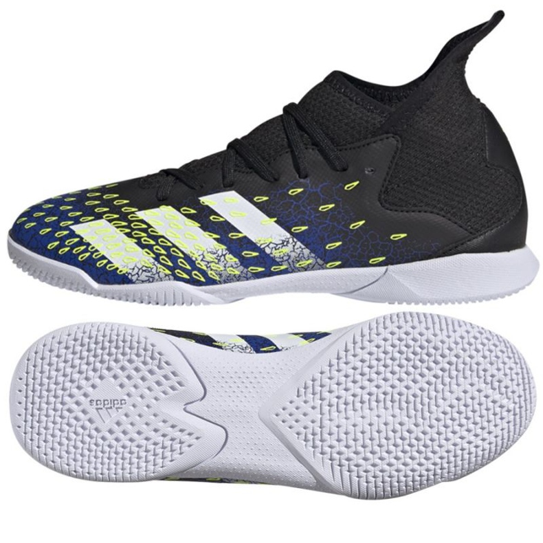 Ghete de fotbal Adidas Predator Freak.3 In Jr FY0614 multicolor negru