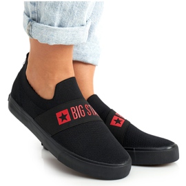 Adidași de damă Slip-on Big Star FF274221 Negru