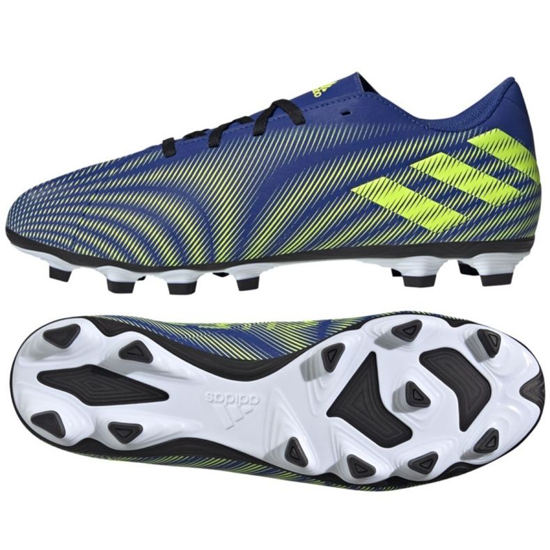 Ghete de fotbal Adidas Nemeziz.4 FxG M FW7408 multicolor albastru