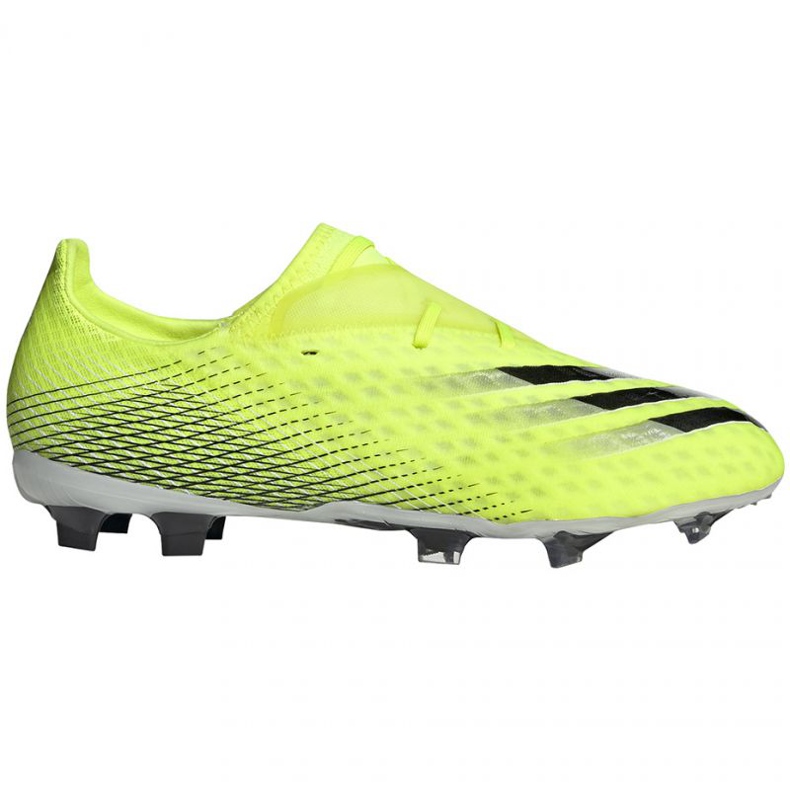 Ghete de fotbal Adidas X Ghosted.2 Fg M FW6958 neon alb, galben-verde verde