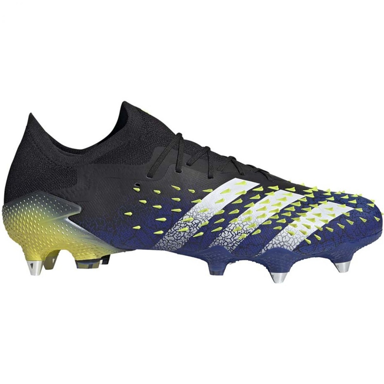 Ghete de fotbal Adidas Predator Freak .1 L Sg M FY0746 multicolor negru Ghete de fotbal Adidas Predator Freak .1 L Sg M FY0746 multicolor negru