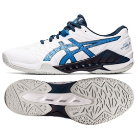 Încălțăminte de handbal Asics Blast Ff 2 M 1071A044-101 multicolor alb