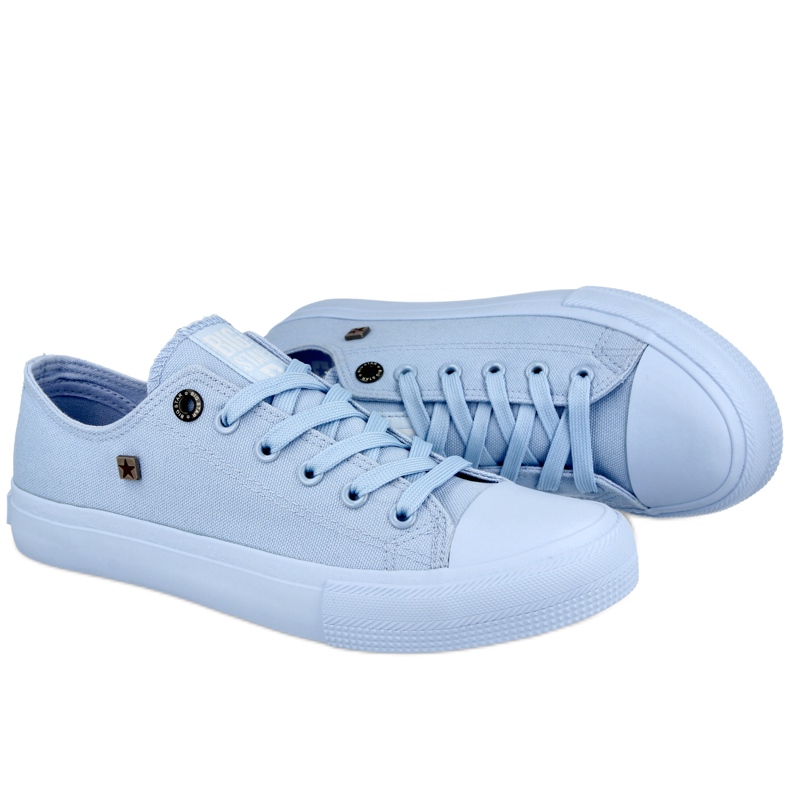 Adidași clasici pentru femei Big Star AA274029 Albastru deschis
