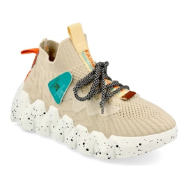 PS1 Șosete sport pentru femei Beige Fashion Pioneer maro PS1 Șosete sport pentru femei Beige Fashion Pioneer maro