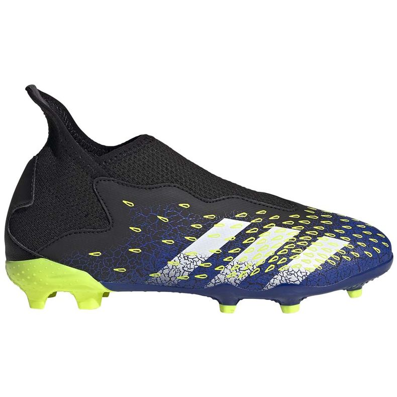 Ghete de fotbal adidas Predator Freak.3 Ll Fg negru-verde-bleumarin Junior FY0618
