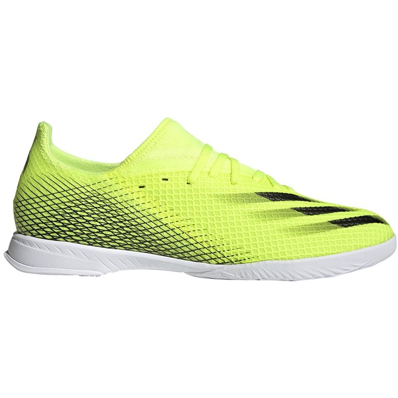 Adidas X Ghosted.3 În pantofi de fotbal galben-negru-alb FW6937