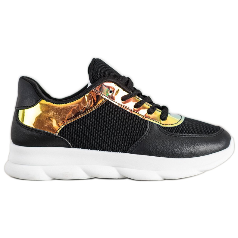 SHELOVET Adidași negri clasici negru