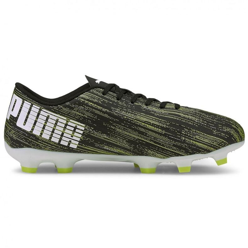 Pantofi de fotbal Puma Ultra 4.2 Fg Ag negru-verde 106354 02