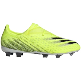 Cizme de fotbal Adidas X Ghosted.2 Fg galben-negru FW6958 galben, negru