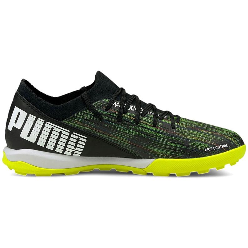 Pantofi de fotbal Puma Ultra 3.2 Tt negru-verde 106351 02
