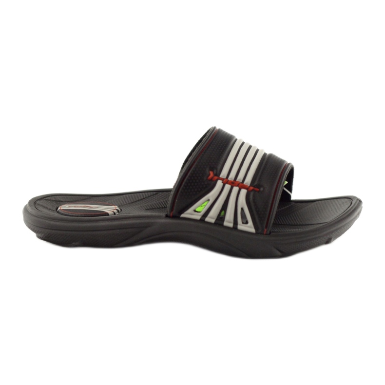Flip-flops pentru copii Rider pentru dungi gri-gri 80341 negru negru