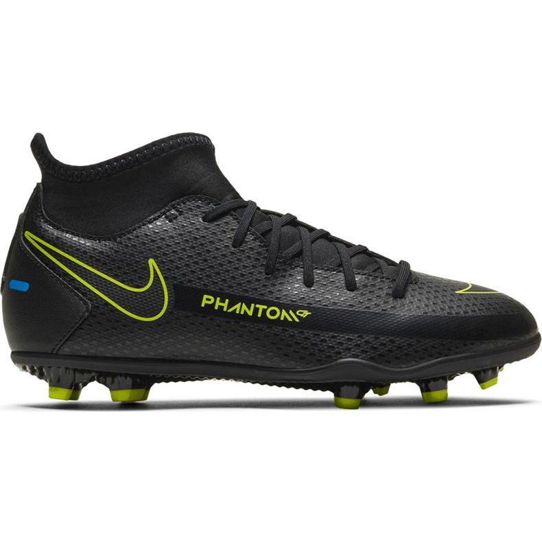 Pantofi de fotbal Nike Phantom Gt Club Df FG / MG Junior CW6727 090 negru negru