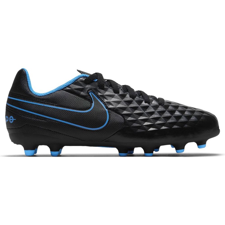 Pantofi de fotbal Nike Tiempo Legend 8 Club FG / MG Junior AT5881 090 negru negru