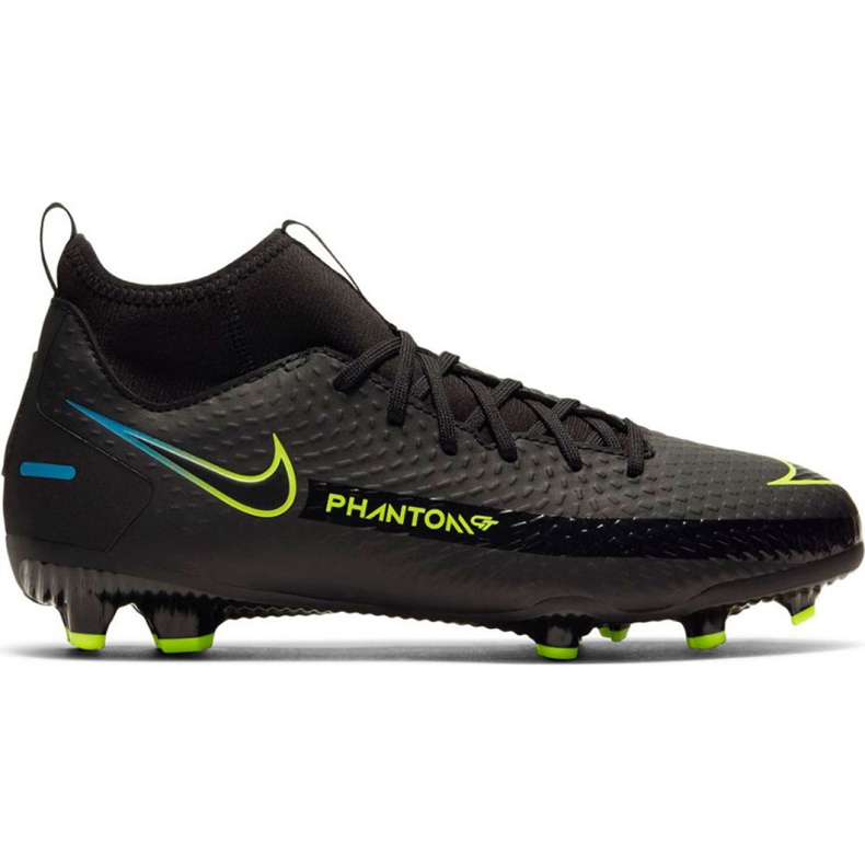 Pantofi de fotbal Nike Phantom Gt Academy Df FG / MG Jr CW6694-090 negru negru