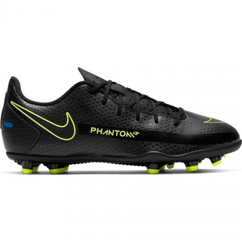 Pantofi de fotbal Nike Phantom Gt Club FG / MG Jr CK8479-090 negru negru