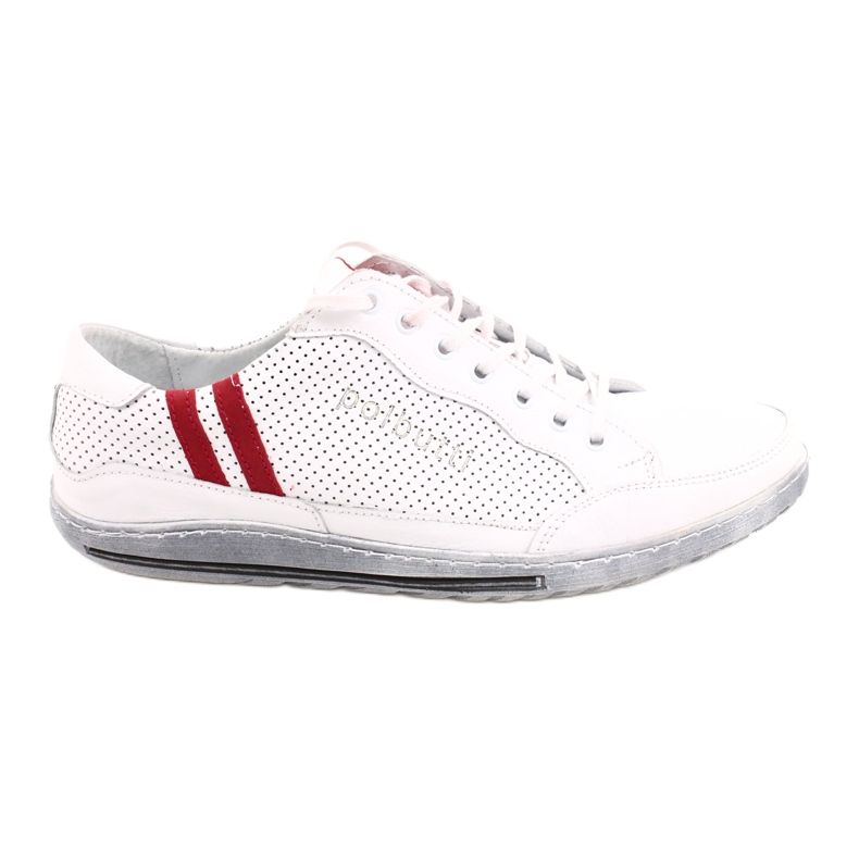 Polbut Pantofi casual JOK31 albi roșu