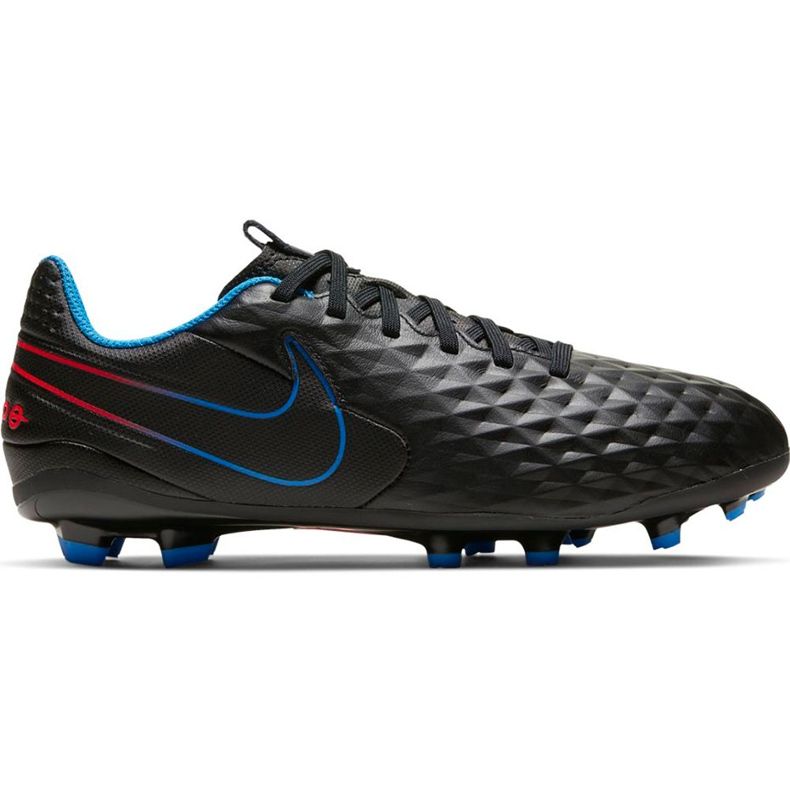 Pantofi de fotbal Nike Tiempo Legend 8 Academy FG / MG Junior AT5732 090 negru negru