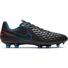 Pantofi de fotbal Nike Tiempo Legend 8 Academy FG / MG AT5292 090 negru negru Pantofi de fotbal Nike Tiempo Legend 8 Academy FG / MG AT5292 090 negru negru