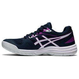 Asics Upcourt 4 W 1072A055 401 pantofi de volei negru albastru marin