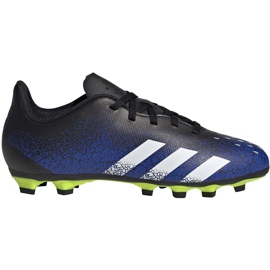 Ghete de fotbal adidas Predator Freak.4 FxG Junior bleumarin-negru FY0626