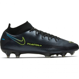 Pantofi de fotbal Nike Phantom Gt Elite Dynamic Fit Fg M CW6589-090 black metal negru