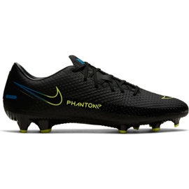 Pantofi de fotbal Nike Phantom Gt Academy FG / MG M CK8460-090 negru negru Pantofi de fotbal Nike Phantom Gt Academy FG / MG M CK8460-090 negru negru