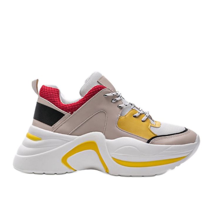 Adidași de culoare bej Thenisse multicolor Adidași de culoare bej Thenisse multicolor