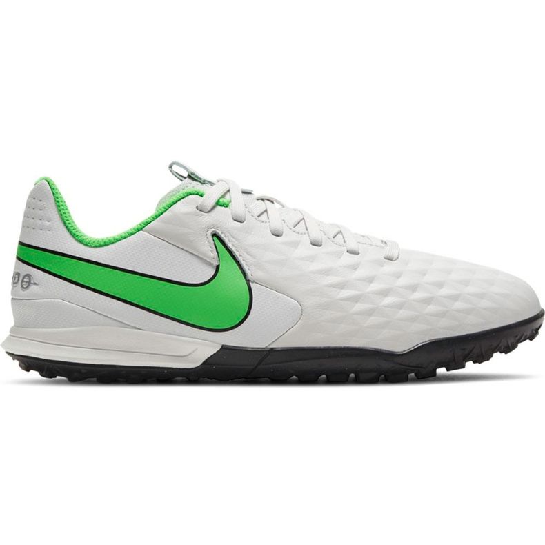 Pantof de fotbal Nike Tiempo Legend 8 Tf Academy Junior AT5736 030 alb alb