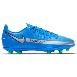 Pantofi de fotbal Nike Phantom Gt Club FG / MG Jr albastru CK8479 400 Pantofi de fotbal Nike Phantom Gt Club FG / MG Jr albastru CK8479 400