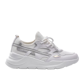 Adidași sport Lativia albi gri
