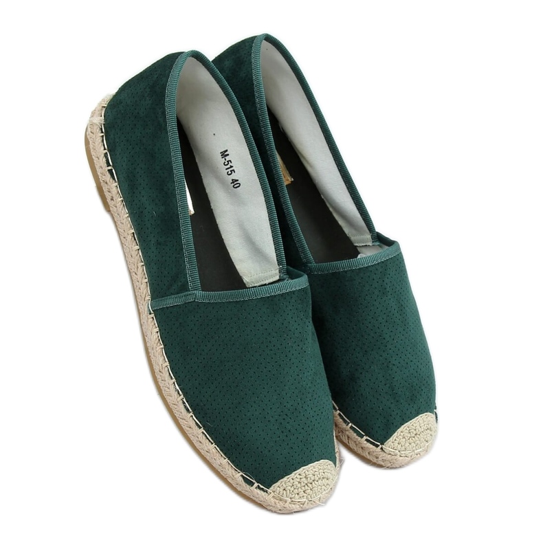 Espadrile dama verzi M-515 DK.GREEN verde