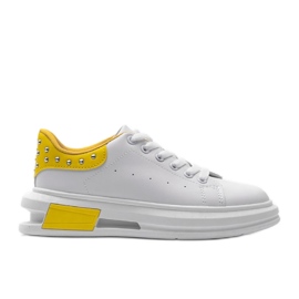 Adidași de damă albi și galbeni de la Taranto Adidași de damă albi și galbeni de la Taranto