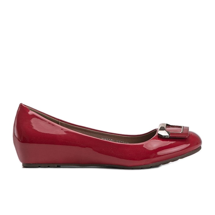 Balerini Lillie lăcuite roșu Balerini Lillie lăcuite roșu