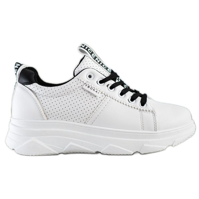 SHELOVET Adidași pe platforma albă Nice