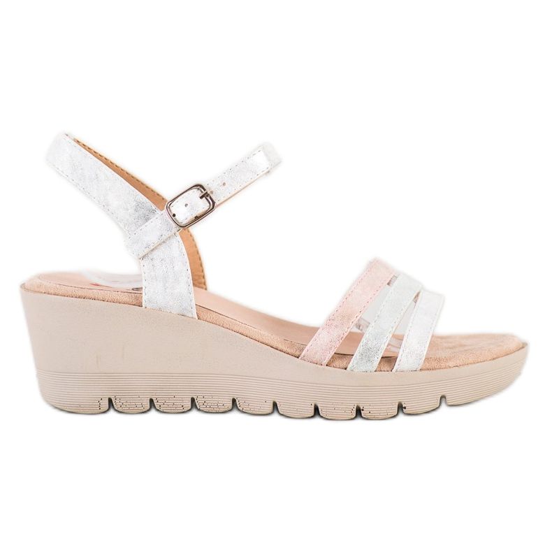 Kylie Sandale cu pană alb