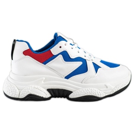 Fashion Adidași confortabili alb multicolor Fashion Adidași confortabili alb multicolor